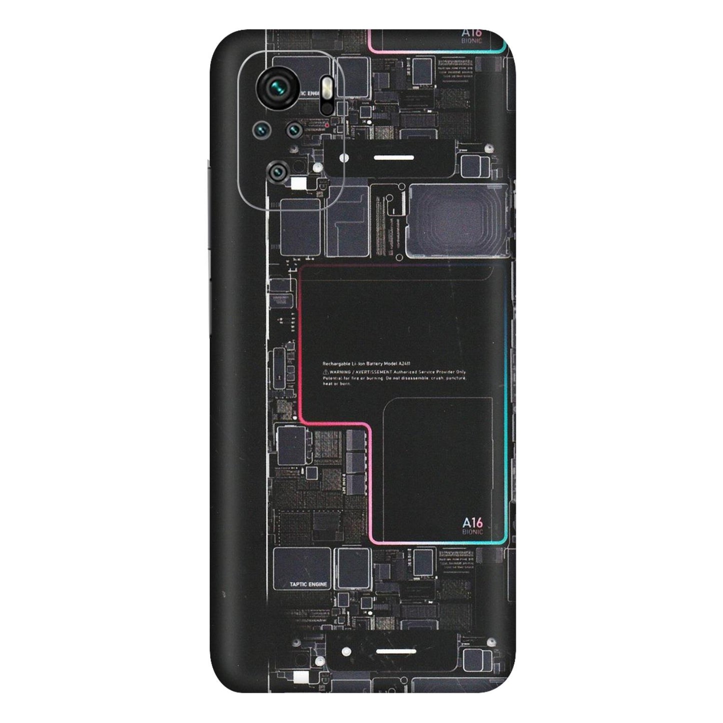 Xiaomi Redmi Phone Skins (All Models) - Motherboard Circuit Layout - Matte Finish (M-117) Redmi Note 10