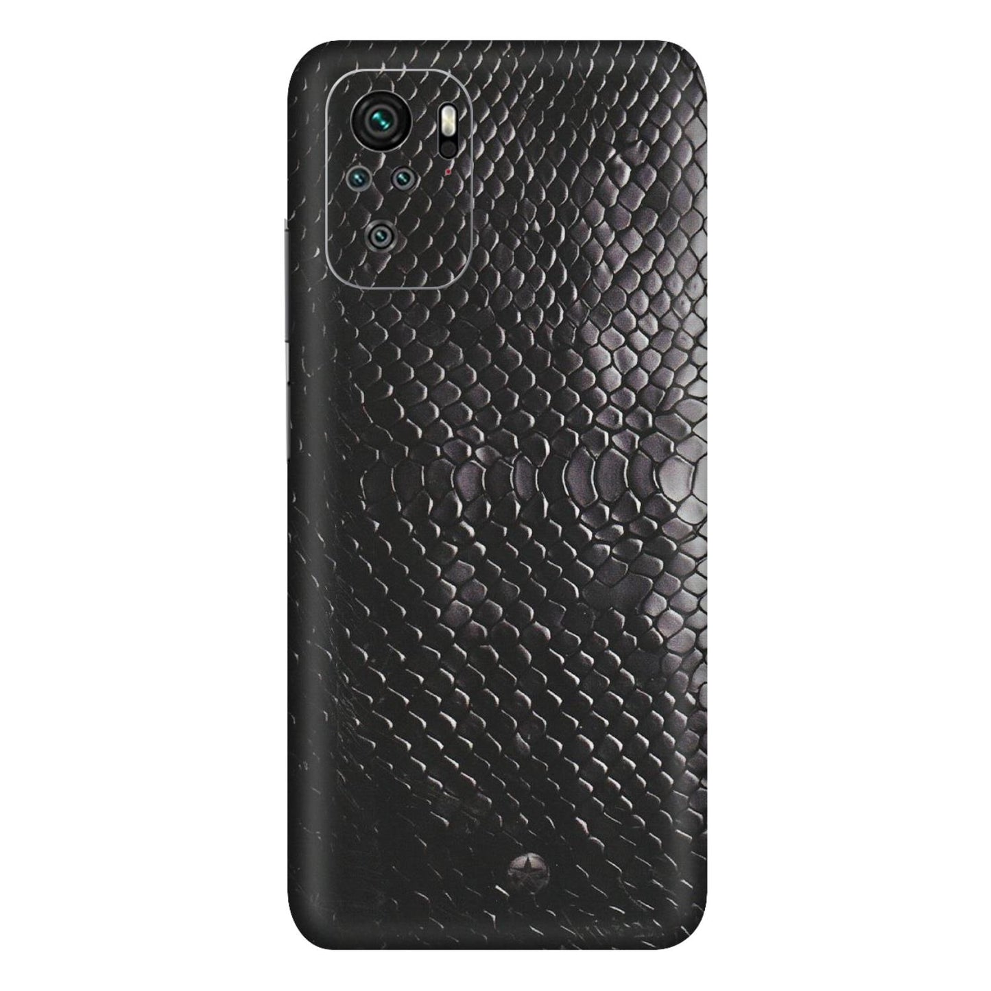 Xiaomi Redmi Phone Skins (All Models) - Black Snack Leather - Matte Finish (M-147) Redmi Note 10
