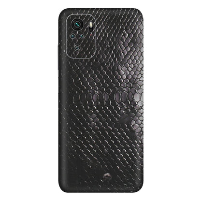 Xiaomi Redmi Phone Skins (All Models) - Black Snack Leather - Matte Finish (M-147) Redmi Note 10