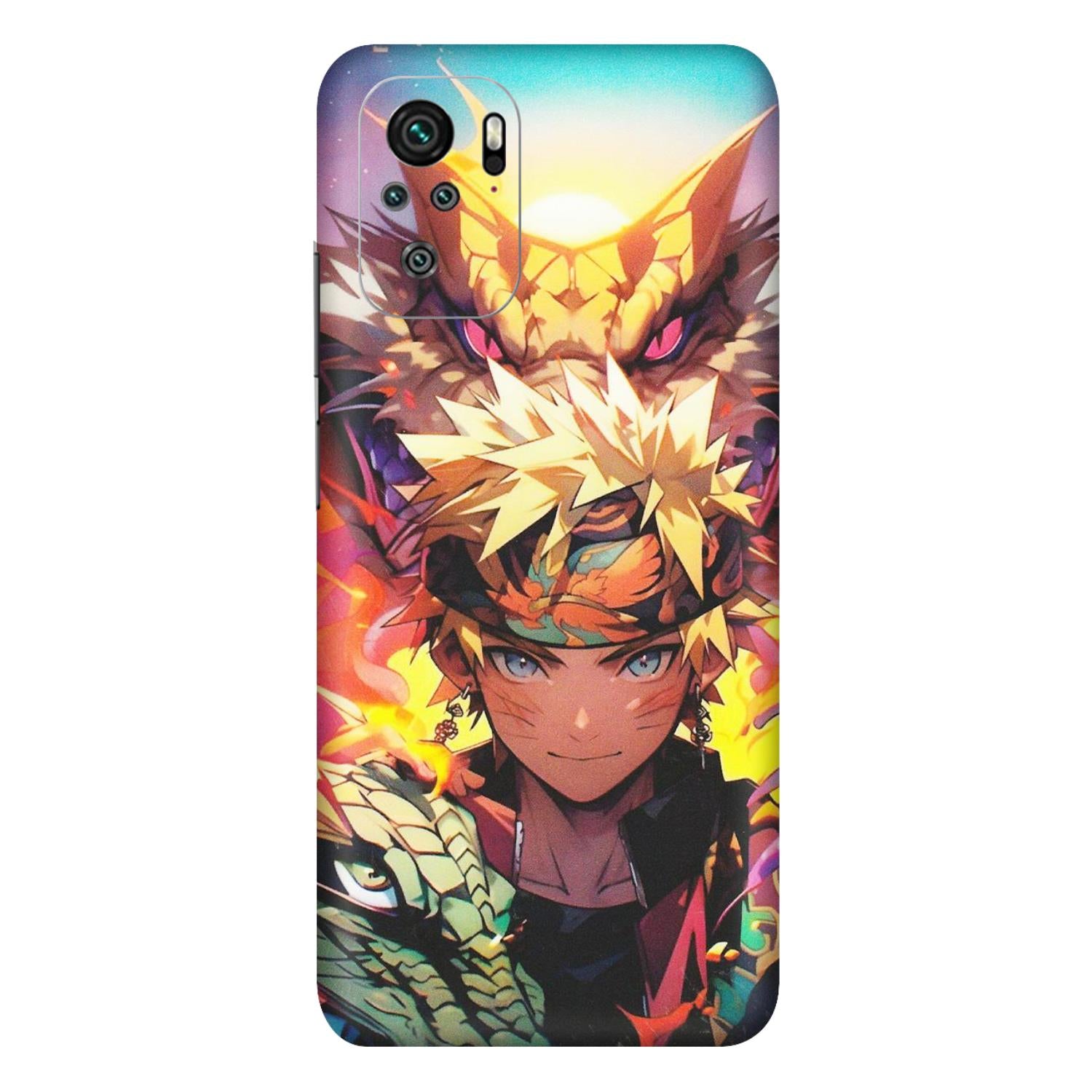 Xiaomi Redmi Phone Skins (All Models) - Angry Naruto Anime - Matte Finish (M-148) Redmi Note 10
