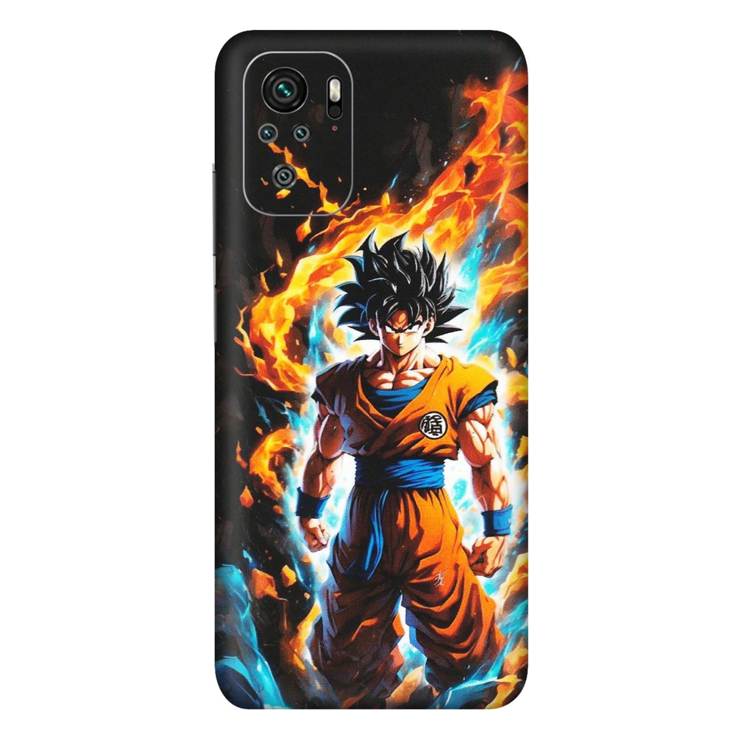 Xiaomi Redmi Phone Skins (All Models) - Goku Transformation Anime - Matte Finish (M-159) Redmi Note 10