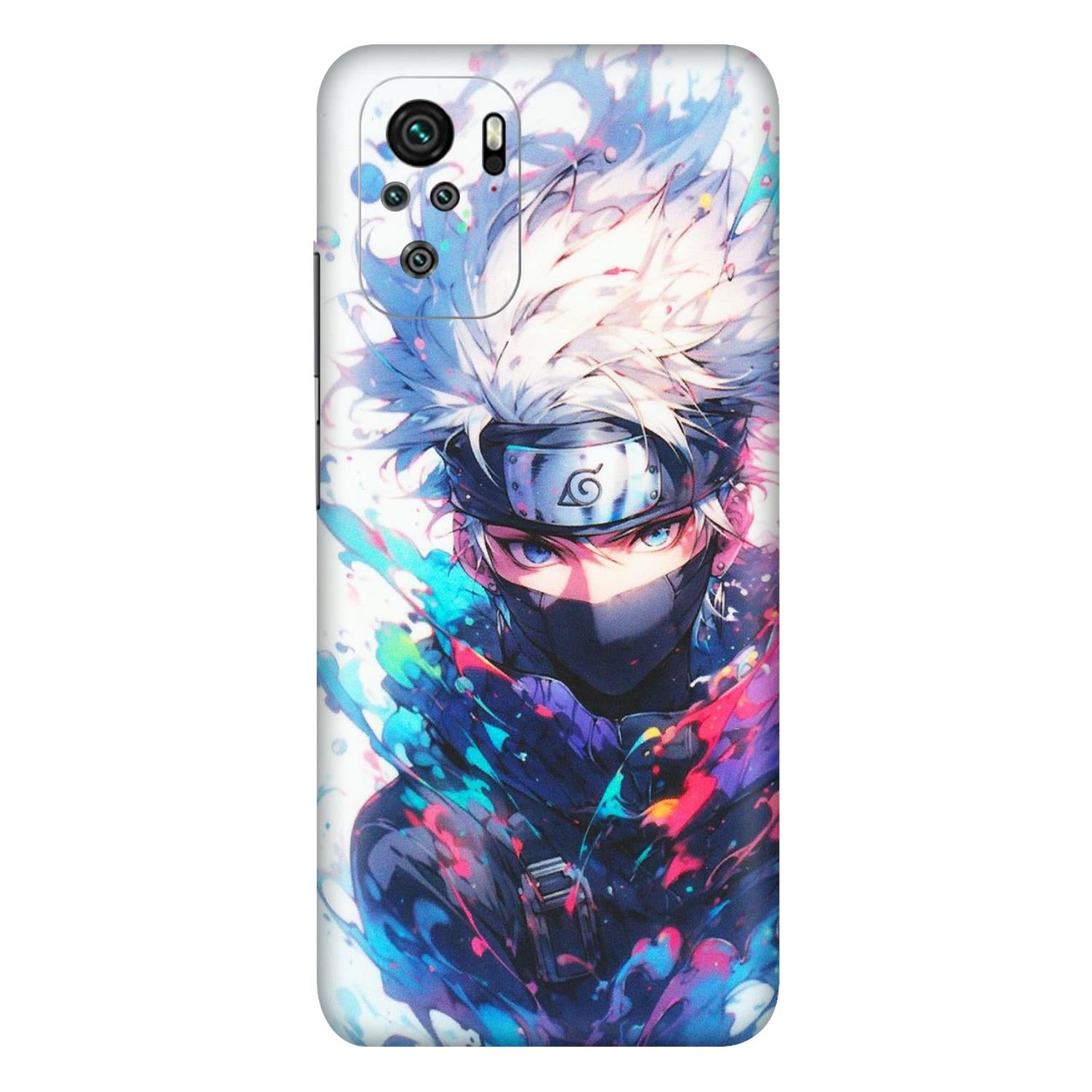 Xiaomi Redmi Phone Skins (All Models) - Naruto Face Mask - Matte Finish (M-03) Redmi Note 10
