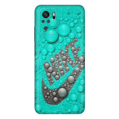 Xiaomi Redmi Phone Skins (All Models) - Shoe Brand Bubbles - Matte Finish (M-42) Redmi Note 10