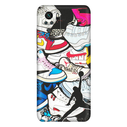 Xiaomi Redmi Phone Skins (All Models) - Jordan Sneakers Fan - Matte Finish (M-80) Redmi Note 10