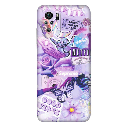 Xiaomi Redmi Phone Skins (All Models) - Supreme Purple Magic - Matte Finish (M-88) Redmi Note 10