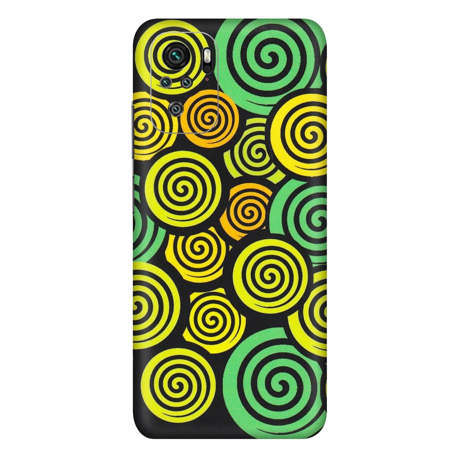 Xiaomi Redmi Phone Skins (All Models) - Crazy Spiral - Matte Finish (M-91) Redmi Note 10