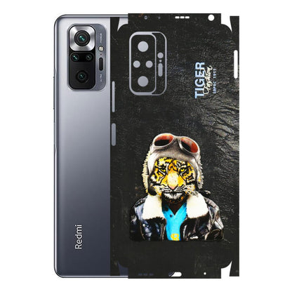 Xiaomi Redmi Phone Skins (All Models) - Rider Tiger - 3D Embossed Finish (L-113) Redmi Note 10 Pro