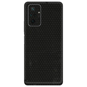 Xiaomi Redmi Phone Skins (All Models) - Black honeycomb - 3D Embossed Finish (L-114) Redmi Note 10 Pro