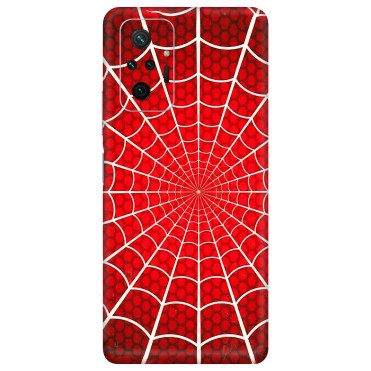 Xiaomi Redmi Phone Skins (All Models) - Classic Spidey Web - 3D Embossed Finish (L-115) Redmi Note 10 Pro