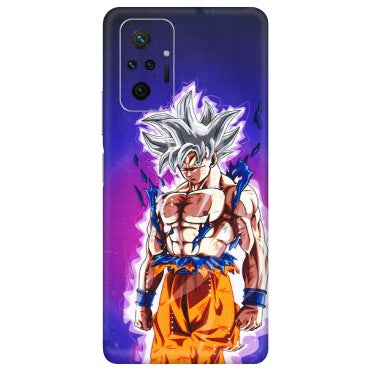 Xiaomi Redmi Phone Skins (All Models) - Goku Purple Anime - 3D Embossed Finish (L-147) Redmi Note 10 Pro