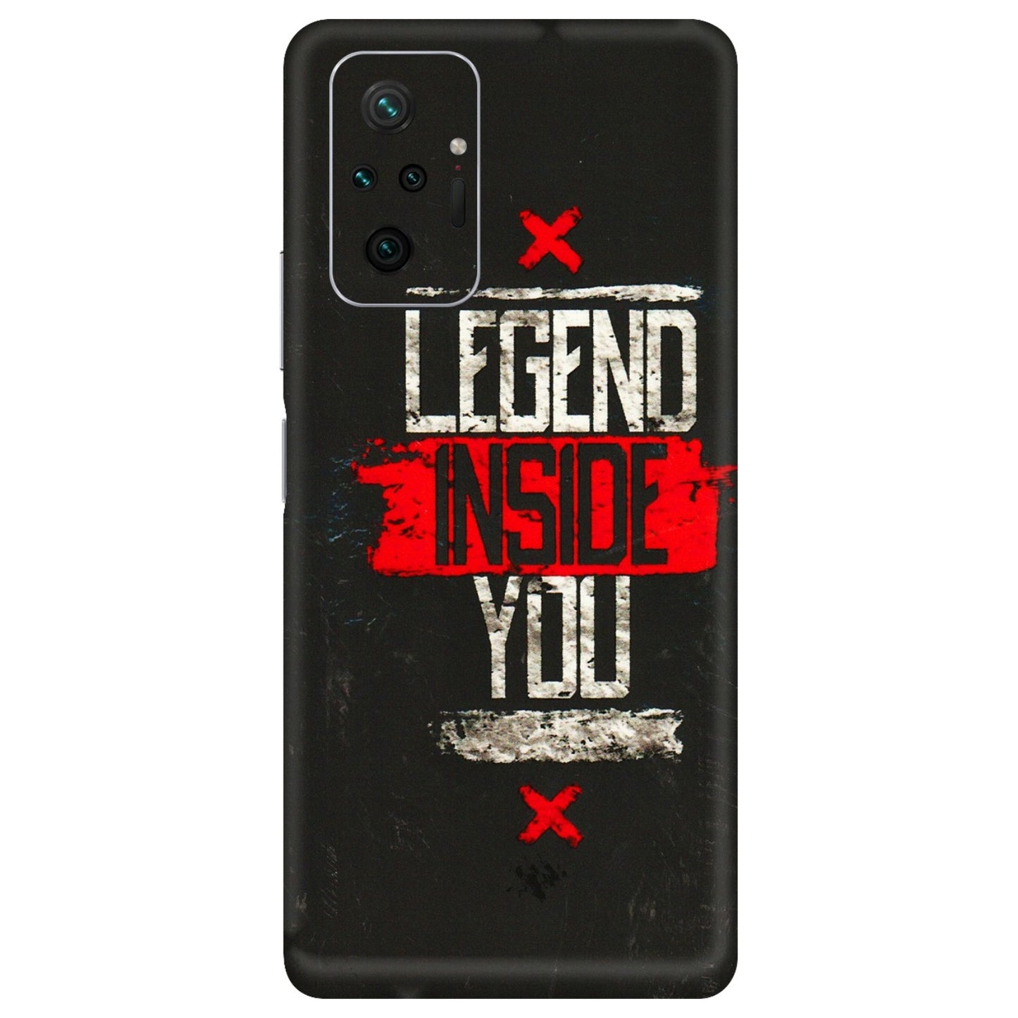 Xiaomi Redmi Phone Skins (All Models) - Legend Inside You - 3D Embossed Finish (L-186) Redmi Note 10 Pro