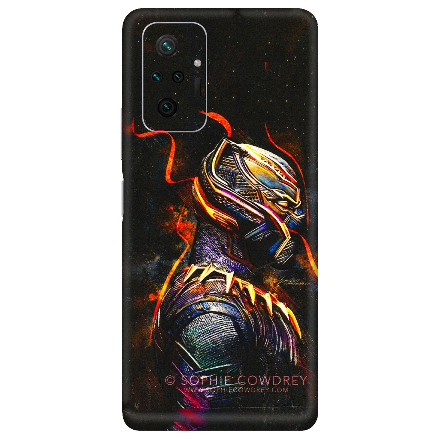 Xiaomi Redmi Phone Skins (All Models) - Black Panther - 3D Embossed Finish (L-190) Redmi Note 10 Pro