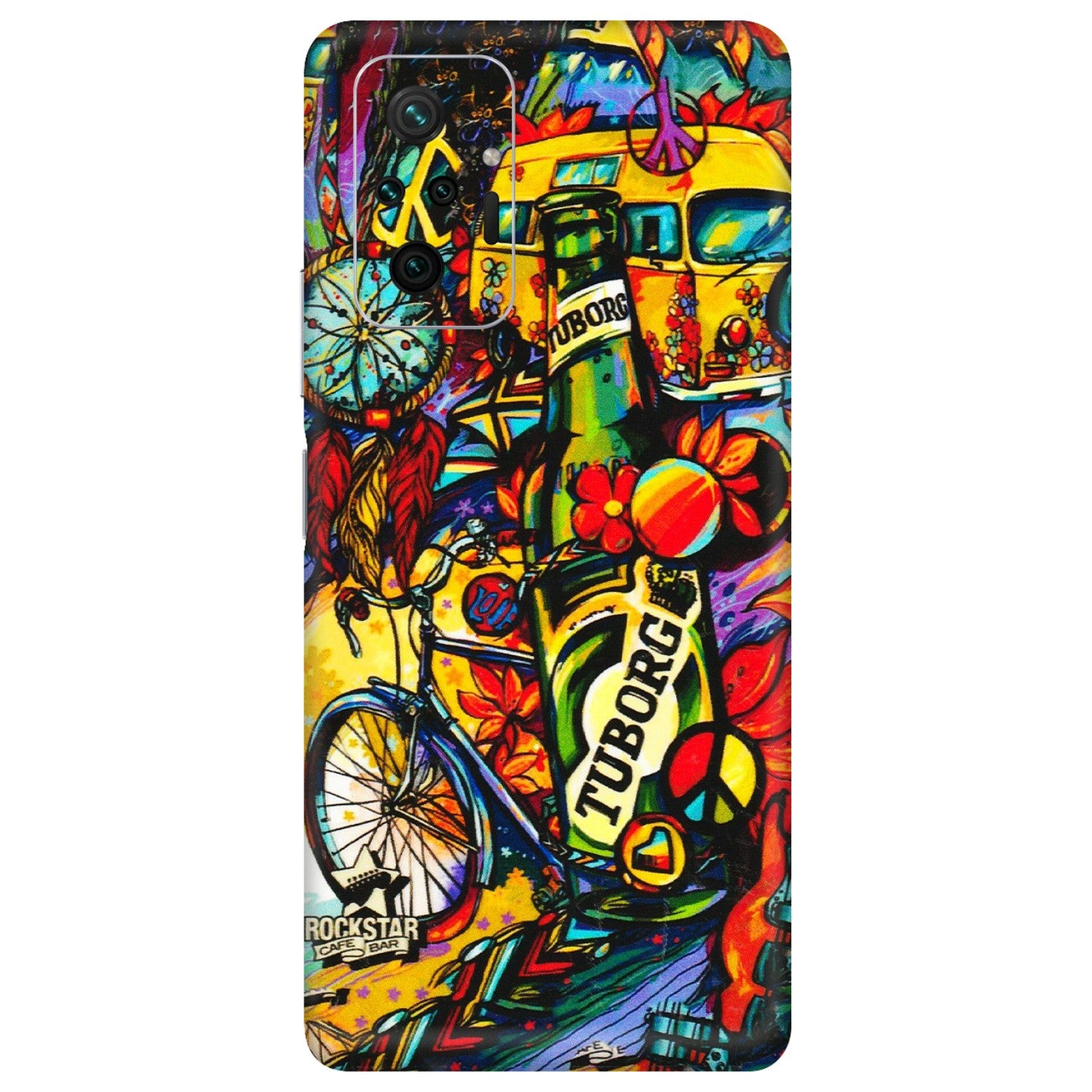 Xiaomi Redmi Phone Skins (All Models) - Cool Beer Bottle - 3D Embossed Finish (L-193) Redmi Note 10 Pro