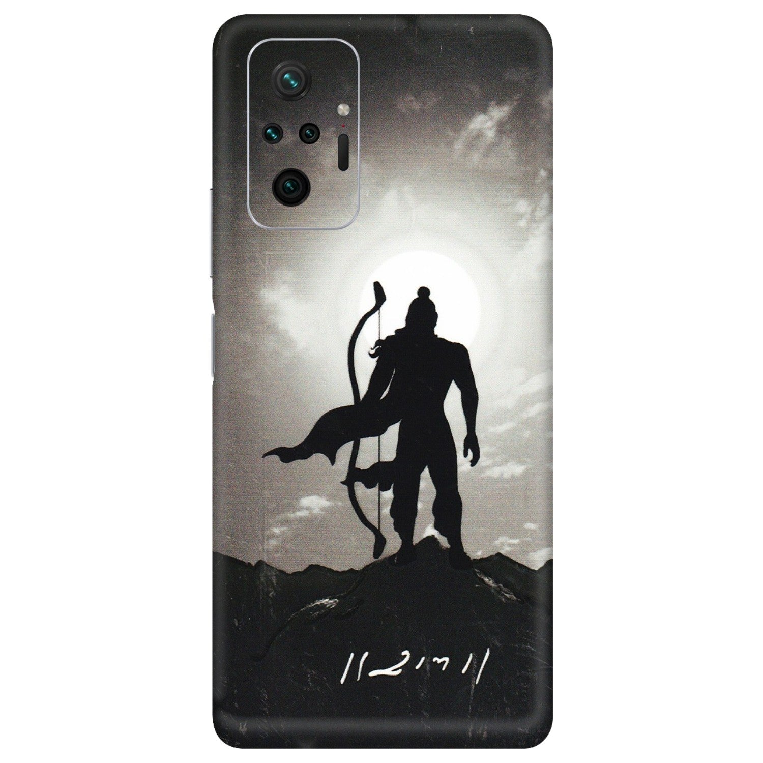 Xiaomi Redmi Phone Skins (All Models) - Jai Siya Ram - 3D Embossed Finish (L-200) Redmi Note 10 Pro