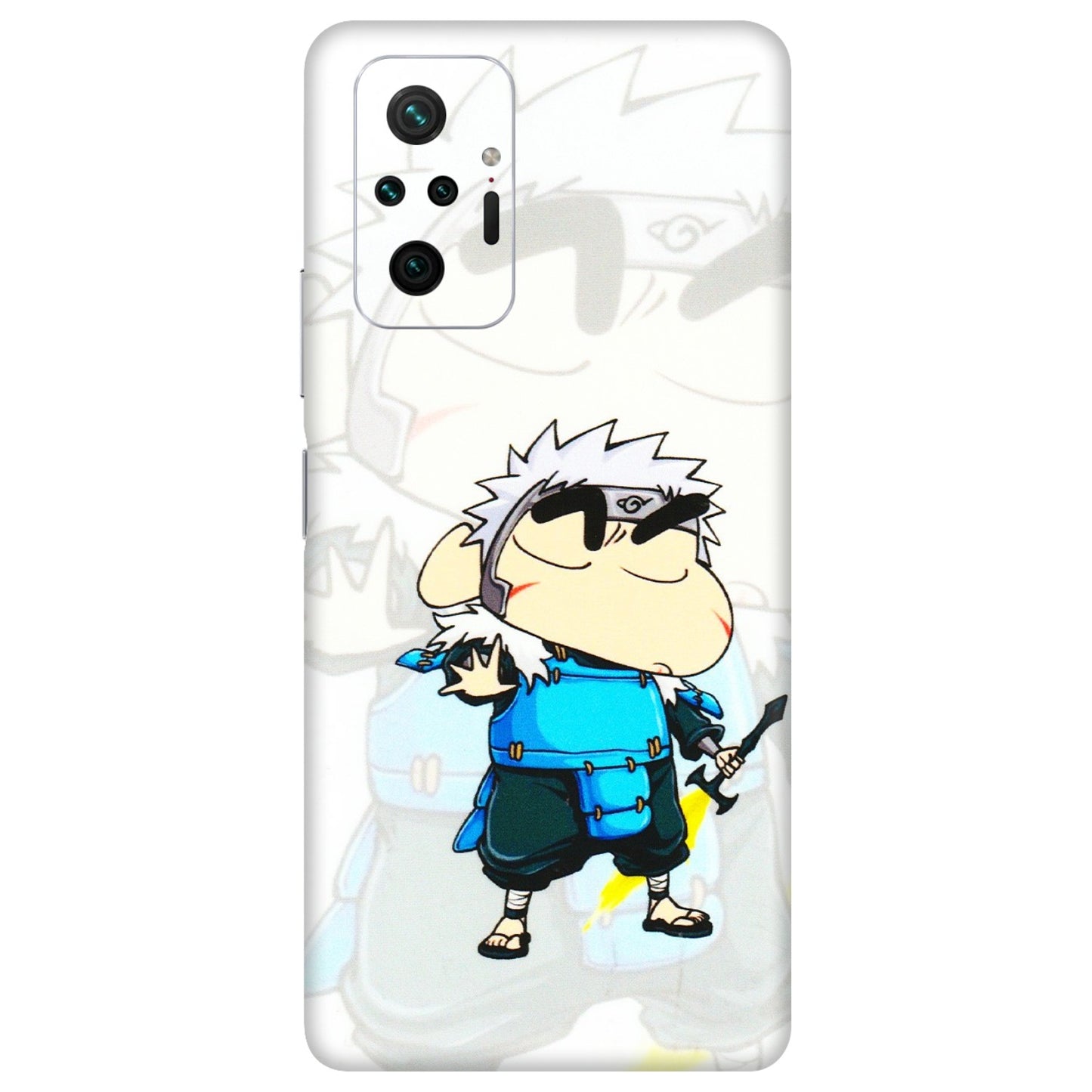 Xiaomi Redmi Phone Skins (All Models) - Angry Young Shinchan - 3D Embossed Finish (L-226) Redmi Note 10 Pro