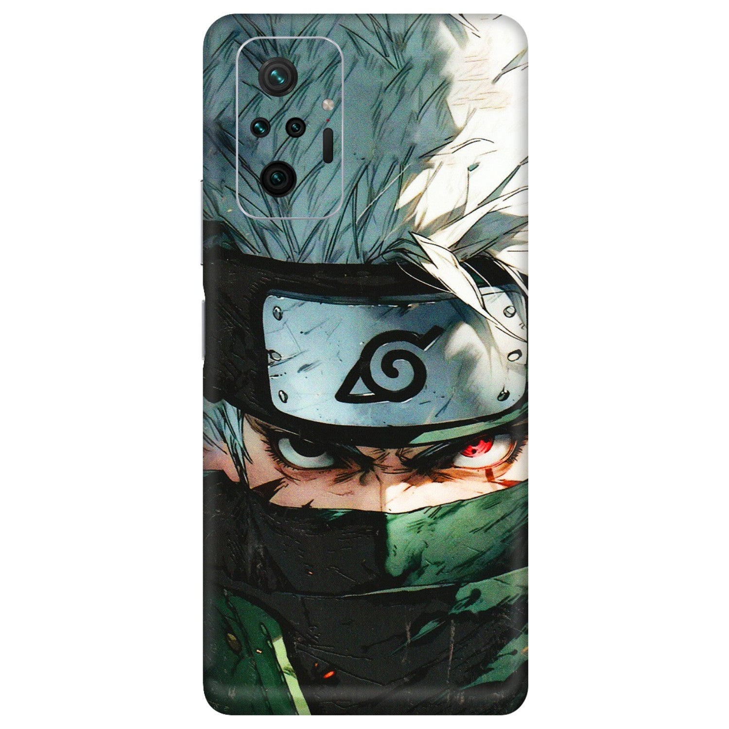 Xiaomi Redmi Phone Skins (All Models) - Kakashi Red Eye Focus - 3D Embossed Finish (L-227) Redmi Note 10 Pro