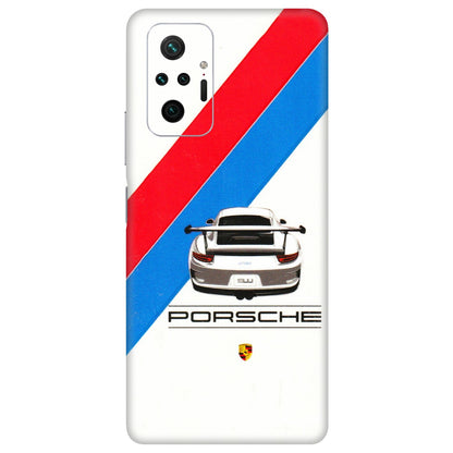 Xiaomi Redmi Phone Skins (All Models) - Porche Car Sober Logo - 3D Embossed Finish (L-248) Redmi Note 10 Pro