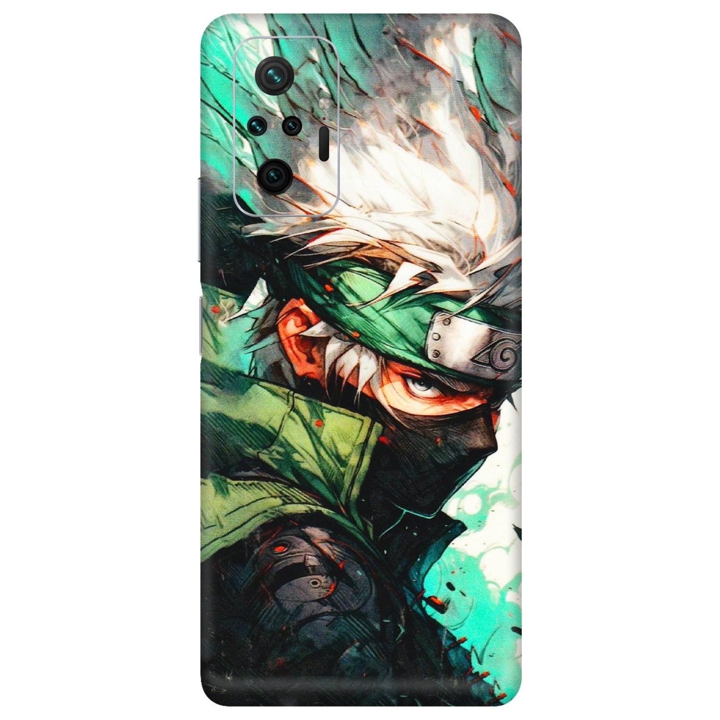 Xiaomi Redmi Phone Skins (All Models) - Kakashi Side Profile - 3D Embossed Finish (L-249) Redmi Note 10 Pro