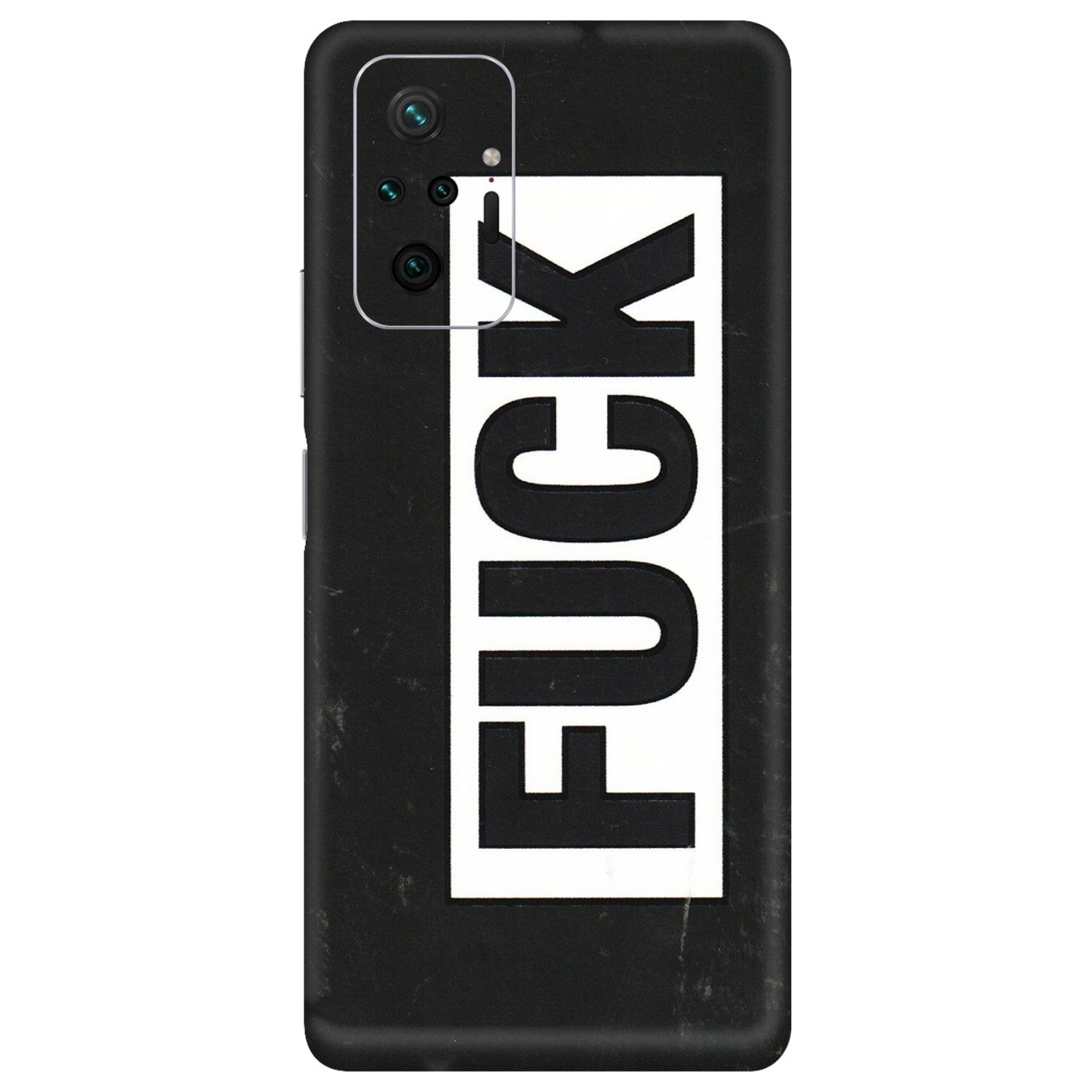 Xiaomi Redmi Phone Skins (All Models) - The F Word - 3D Embossed Finish (L-255) Redmi Note 10 Pro