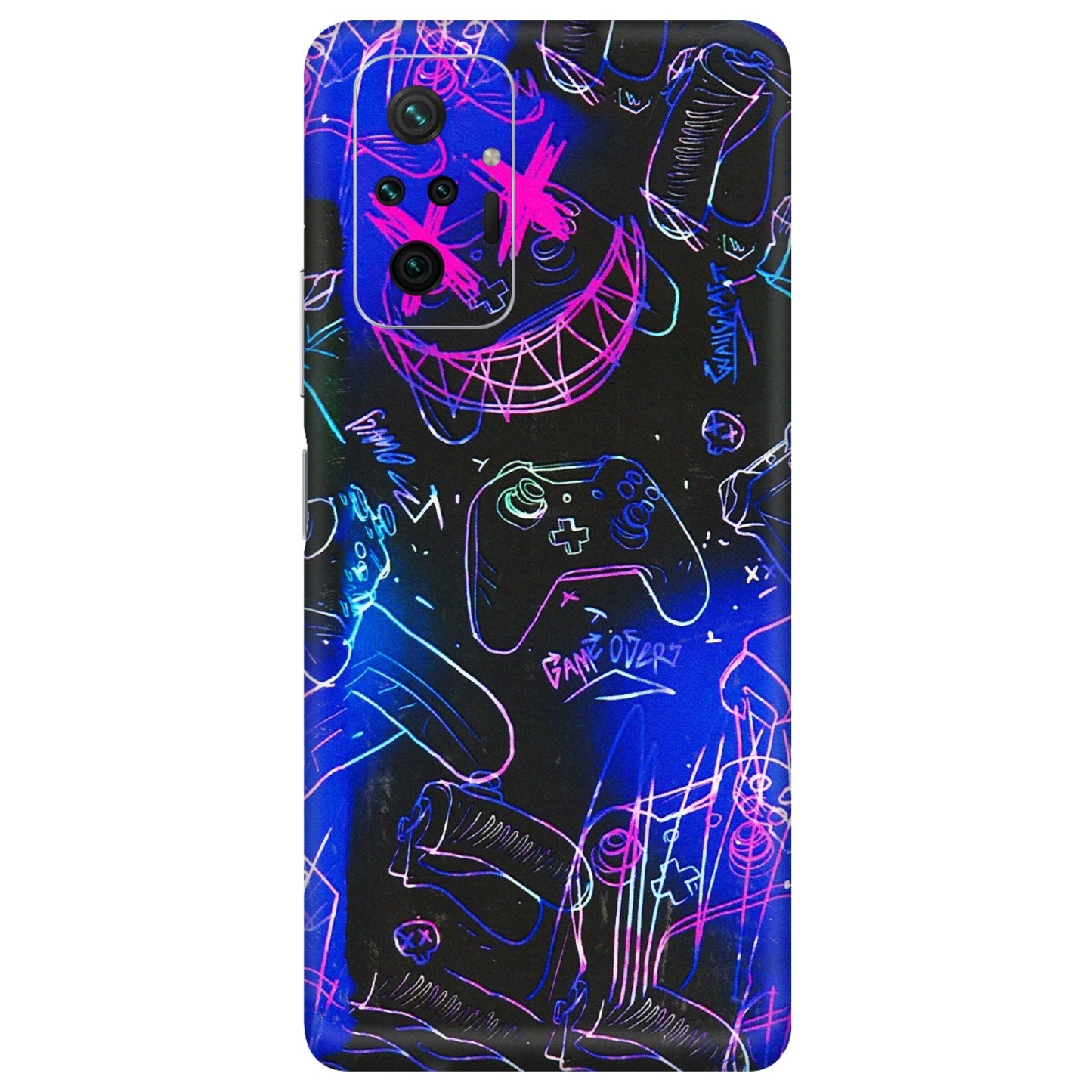 Xiaomi Redmi Phone Skins (All Models) - Gamers Paradise - 3D Embossed Finish (L-258) Redmi Note 10 Pro