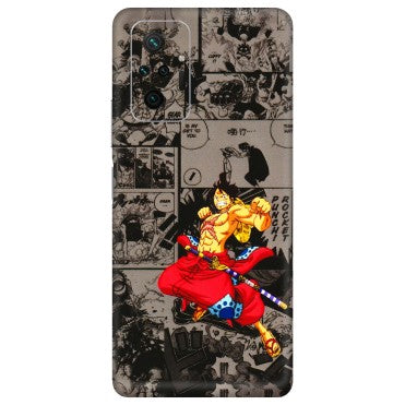 Xiaomi Redmi Phone Skins (All Models) - One Piece Rocket Punch Manga - 3D Embossed Finish (L-25) Redmi Note 10 Pro
