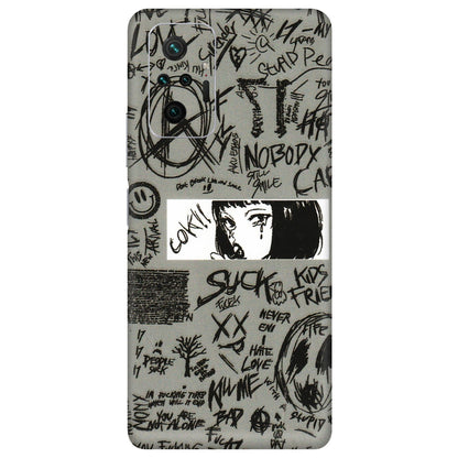 Xiaomi Redmi Phone Skins (All Models) - Never Have Love Anime - 3D Embossed Finish (L-260) Redmi Note 10 Pro