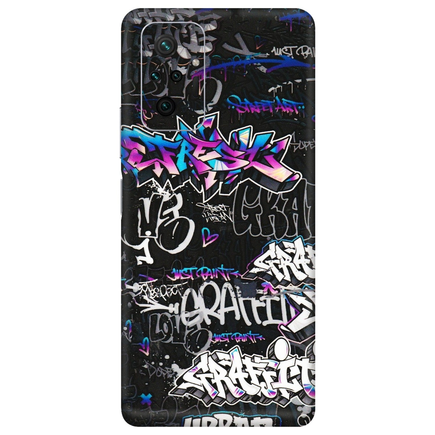 Xiaomi Redmi Phone Skins (All Models) - Graffiti Killer - 3D Embossed Finish (L-274) Redmi Note 10 Pro