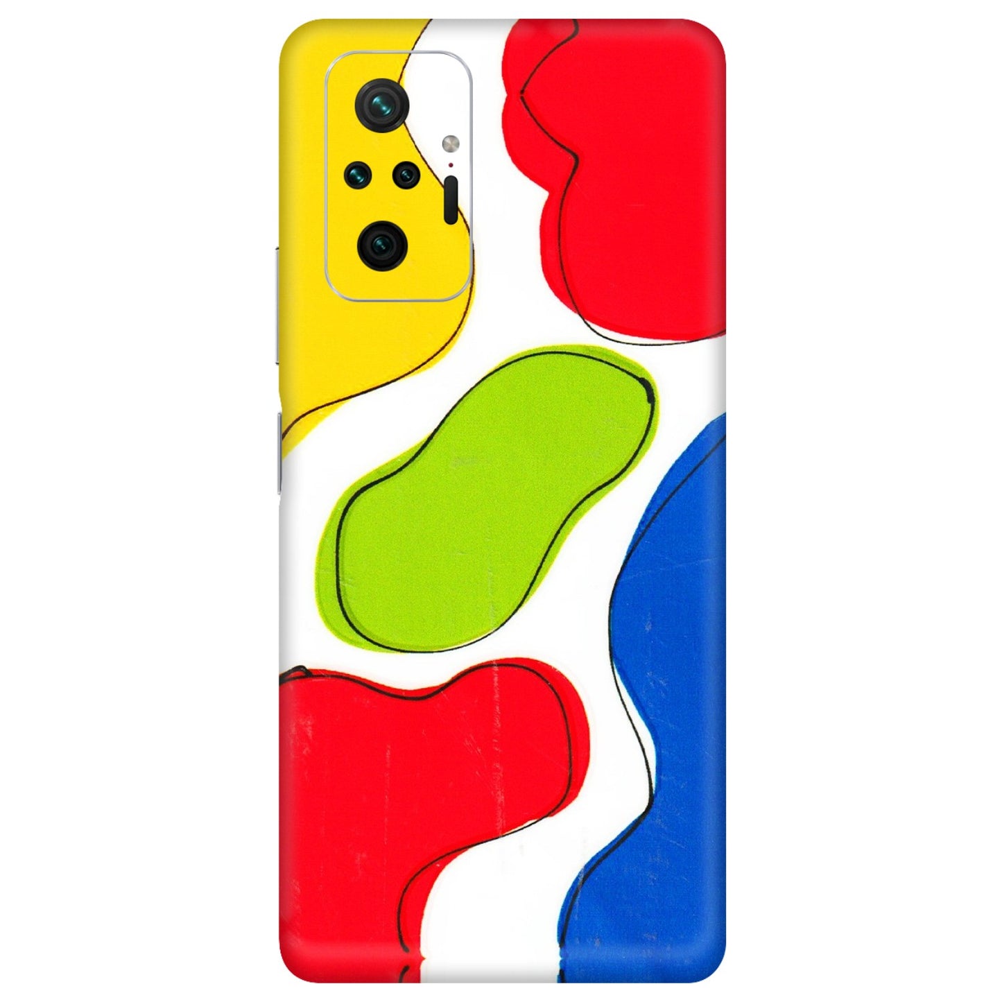Xiaomi Redmi Phone Skins (All Models) - RGB Colour Paint - 3D Embossed Finish (L-284) Redmi Note 10 Pro