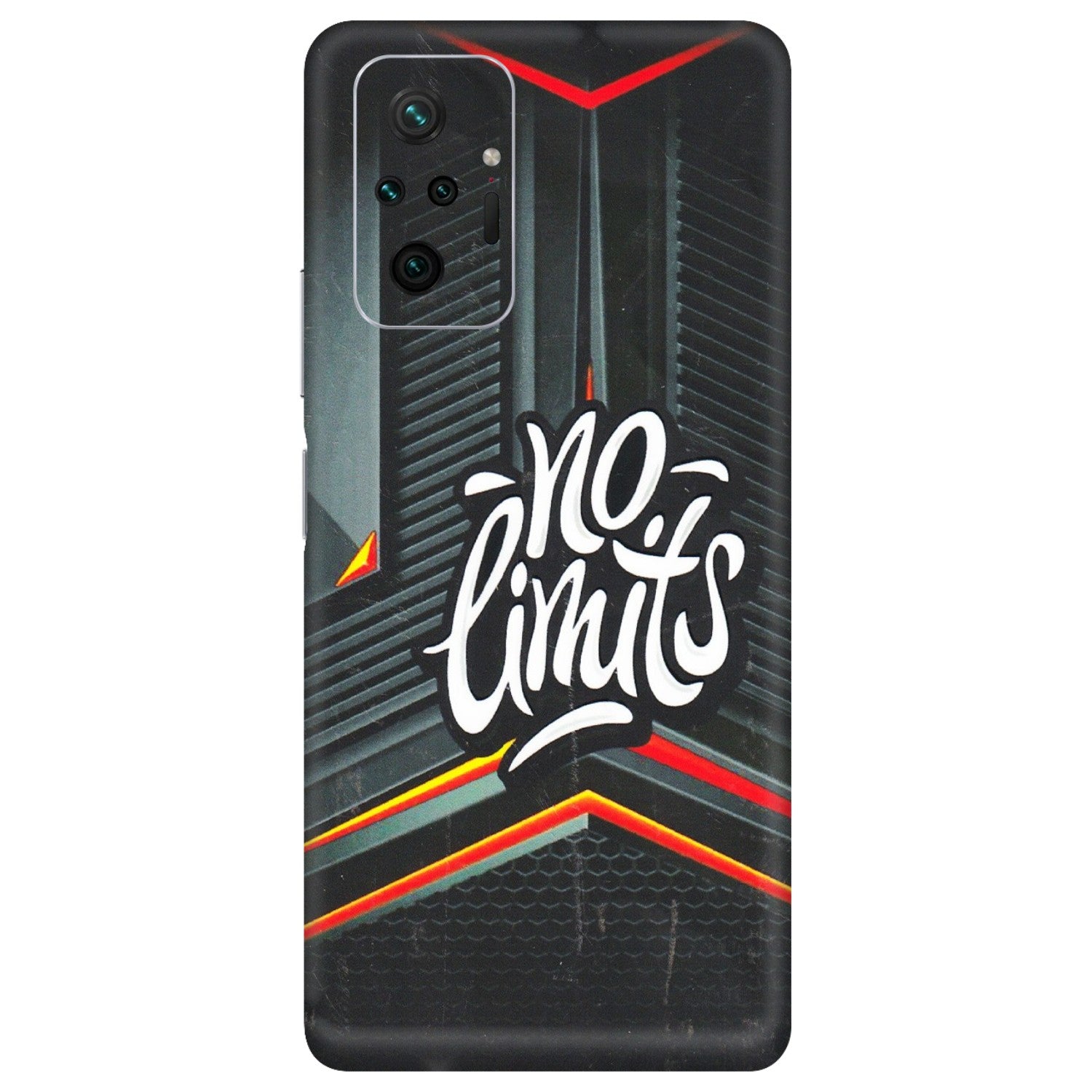 Xiaomi Redmi Phone Skins (All Models) - No Limits - 3D Embossed Finish (L-286) Redmi Note 10 Pro