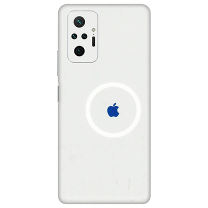 Xiaomi Redmi Phone Skins (All Models) - iPhone Magsafe Logo - 3D Embossed Finish (L-320) Redmi Note 10 Pro
