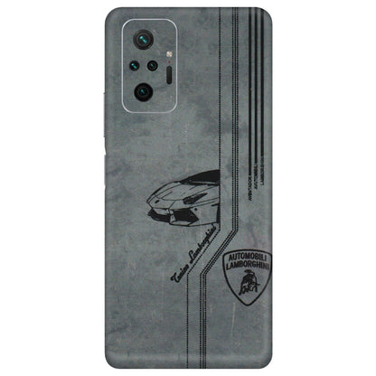 Xiaomi Redmi Phone Skins (All Models) - New Lamborgini Aventador - 3D Embossed Finish (L-321) Redmi Note 10 Pro