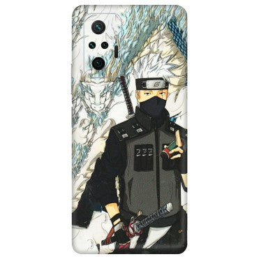 Xiaomi Redmi Phone Skins (All Models) - Kakashi Hatake Naruto Anime - 3D Embossed Finish (L-46) Redmi Note 10 Pro