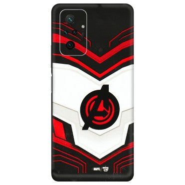 Xiaomi Redmi Phone Skins (All Models) - Avengers Logo - 3D Embossed Finish (L-55) Redmi Note 10 Pro
