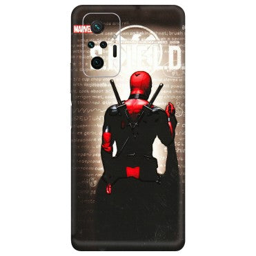 Xiaomi Redmi Phone Skins (All Models) - Deadpool - 3D Embossed Finish (L-56) Redmi Note 10 Pro