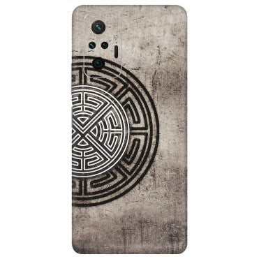 Xiaomi Redmi Phone Skins (All Models) - Mysterious Circular Design - 3D Embossed Finish (L-63) Redmi Note 10 Pro