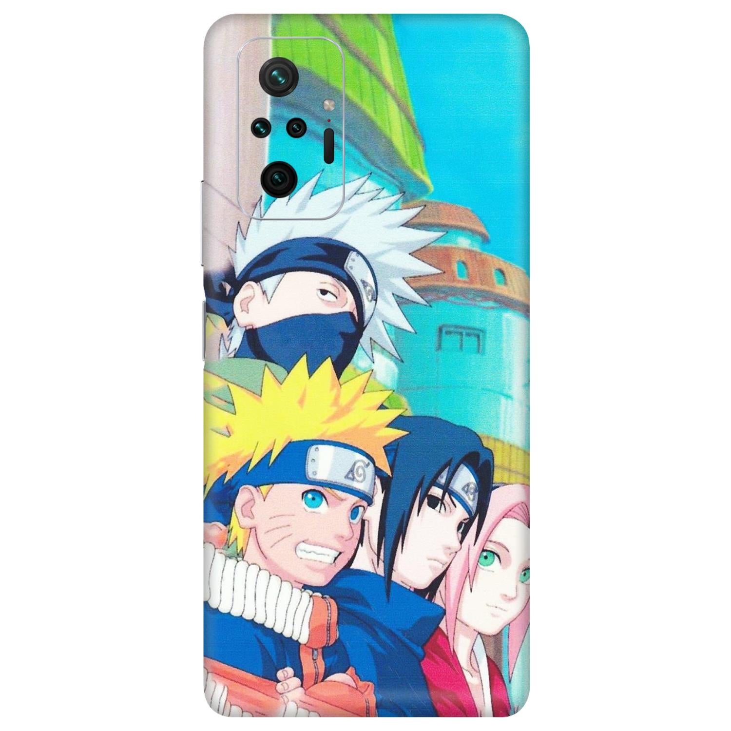 Xiaomi Redmi Phone Skins (All Models) - Team Minato And Kakashi - Matte Finish (M-101) Redmi Note 10 Pro