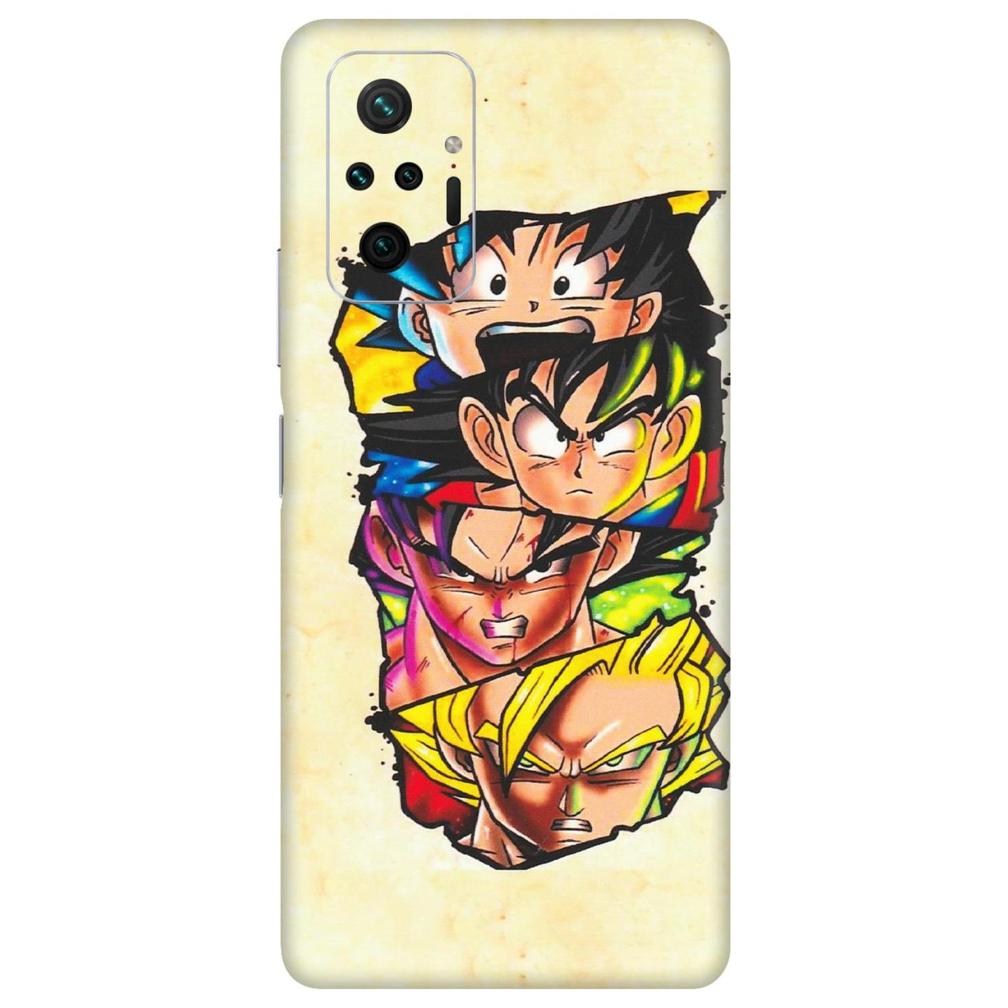 Xiaomi Redmi Phone Skins (All Models) - Angry Multi Anime - Matte Finish (M-113) Redmi Note 10 Pro