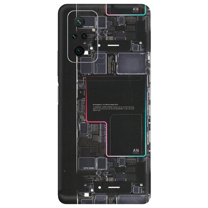 Xiaomi Redmi Phone Skins (All Models) - Motherboard Circuit Layout - Matte Finish (M-117) Redmi Note 10 Pro