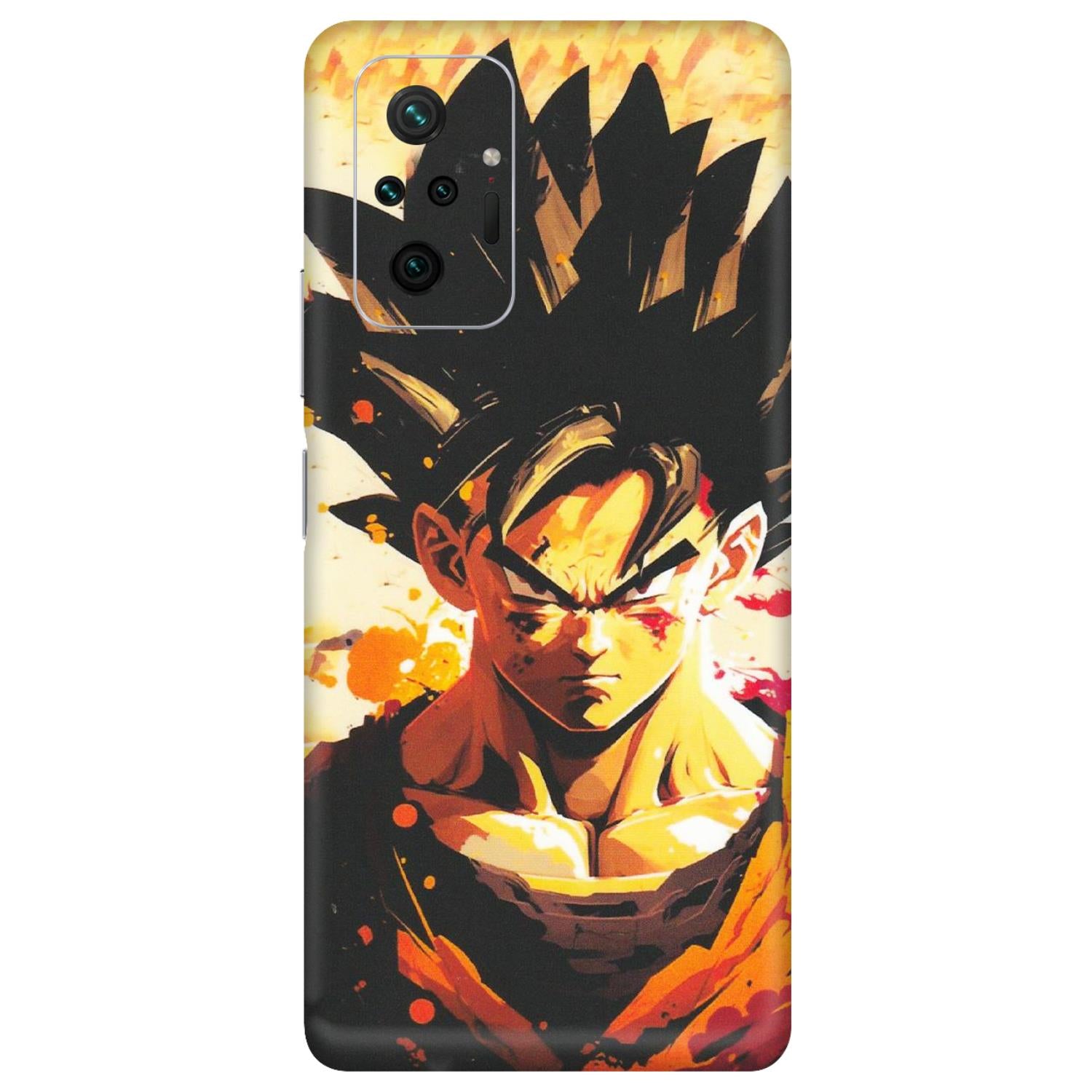 Xiaomi Redmi Phone Skins (All Models) - Angry Goku - Matte Finish (M-12) Redmi Note 10 Pro