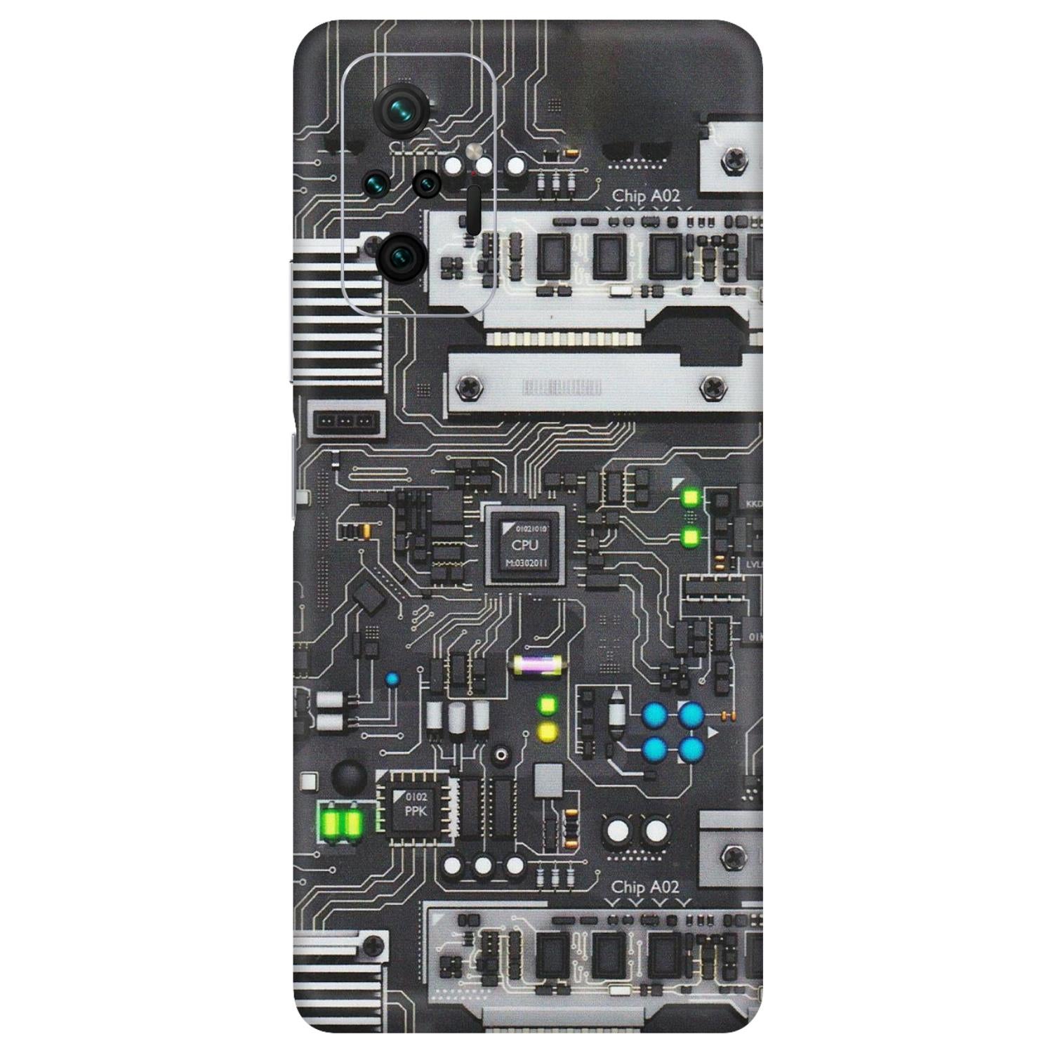 Xiaomi Redmi Phone Skins (All Models) - Motherboard Internals - Matte Finish (M-135) Redmi Note 10 Pro