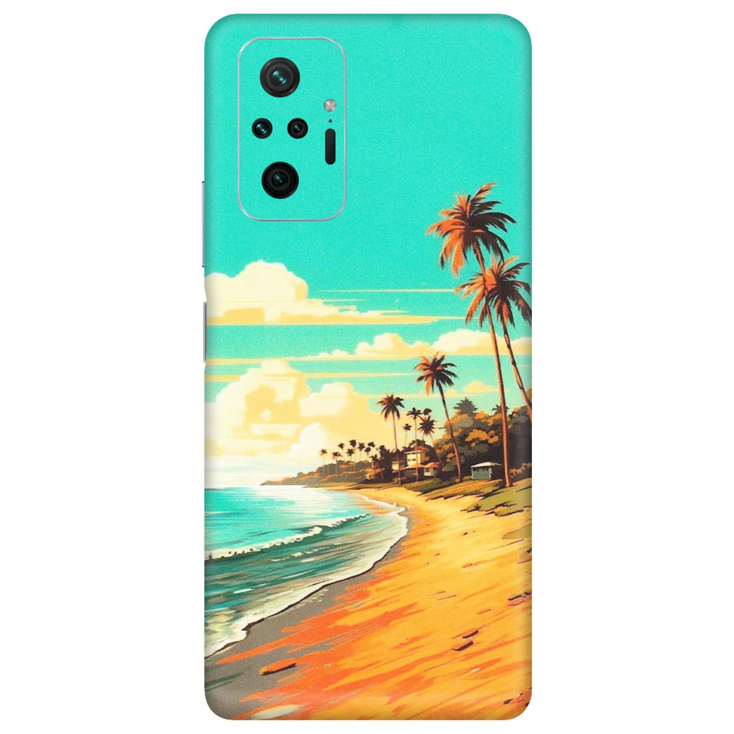 Xiaomi Redmi Phone Skins (All Models) - Miami Beach - Matte Finish (M-136) Redmi Note 10 Pro