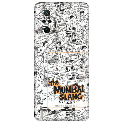 Xiaomi Redmi Phone Skins (All Models) - The Mumbai Slang - Matte Finish (M-142) Redmi Note 10 Pro