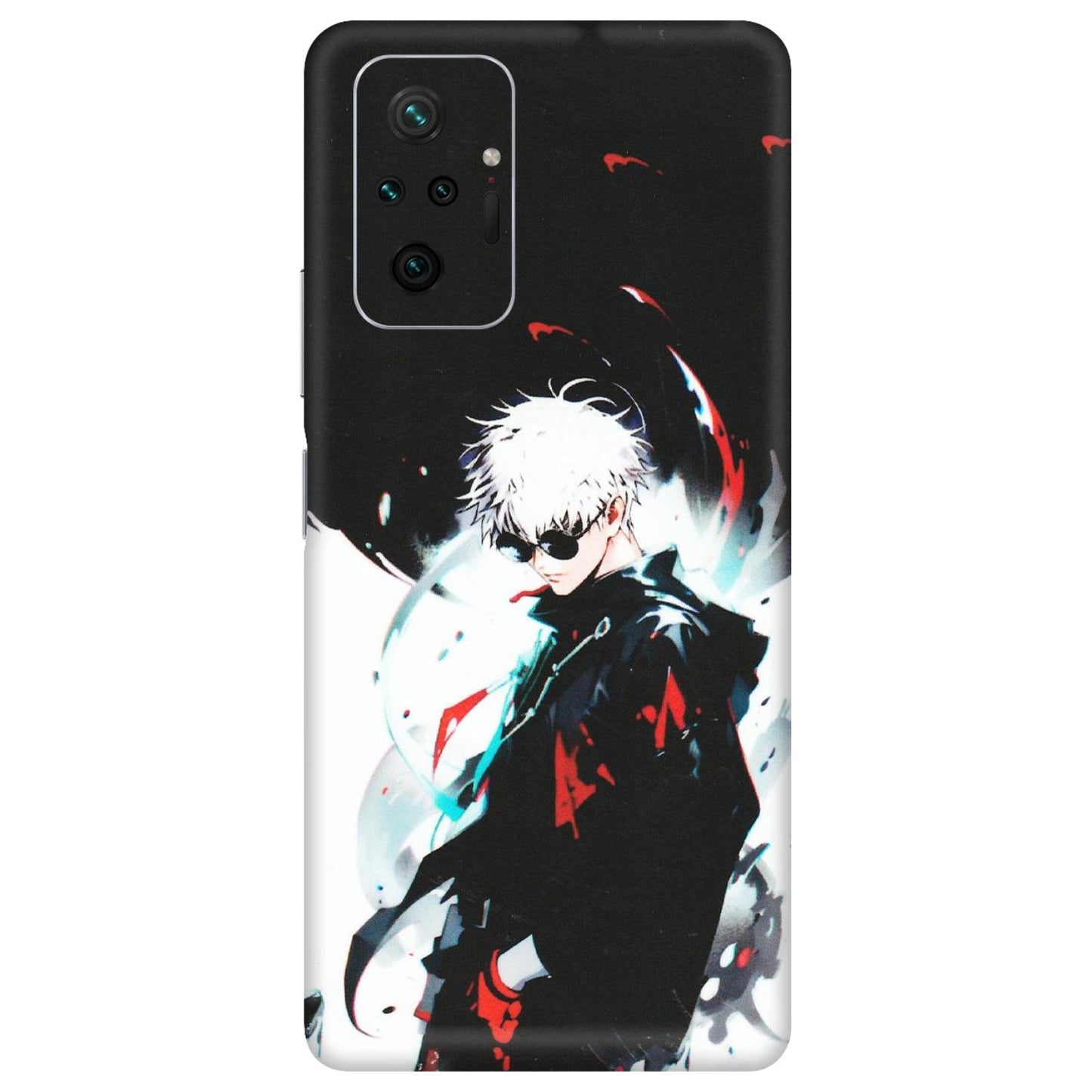 Xiaomi Redmi Phone Skins (All Models) - Gojo Powerful Charater Kaisen Anime - Matte Finish (M-144) Redmi Note 10 Pro