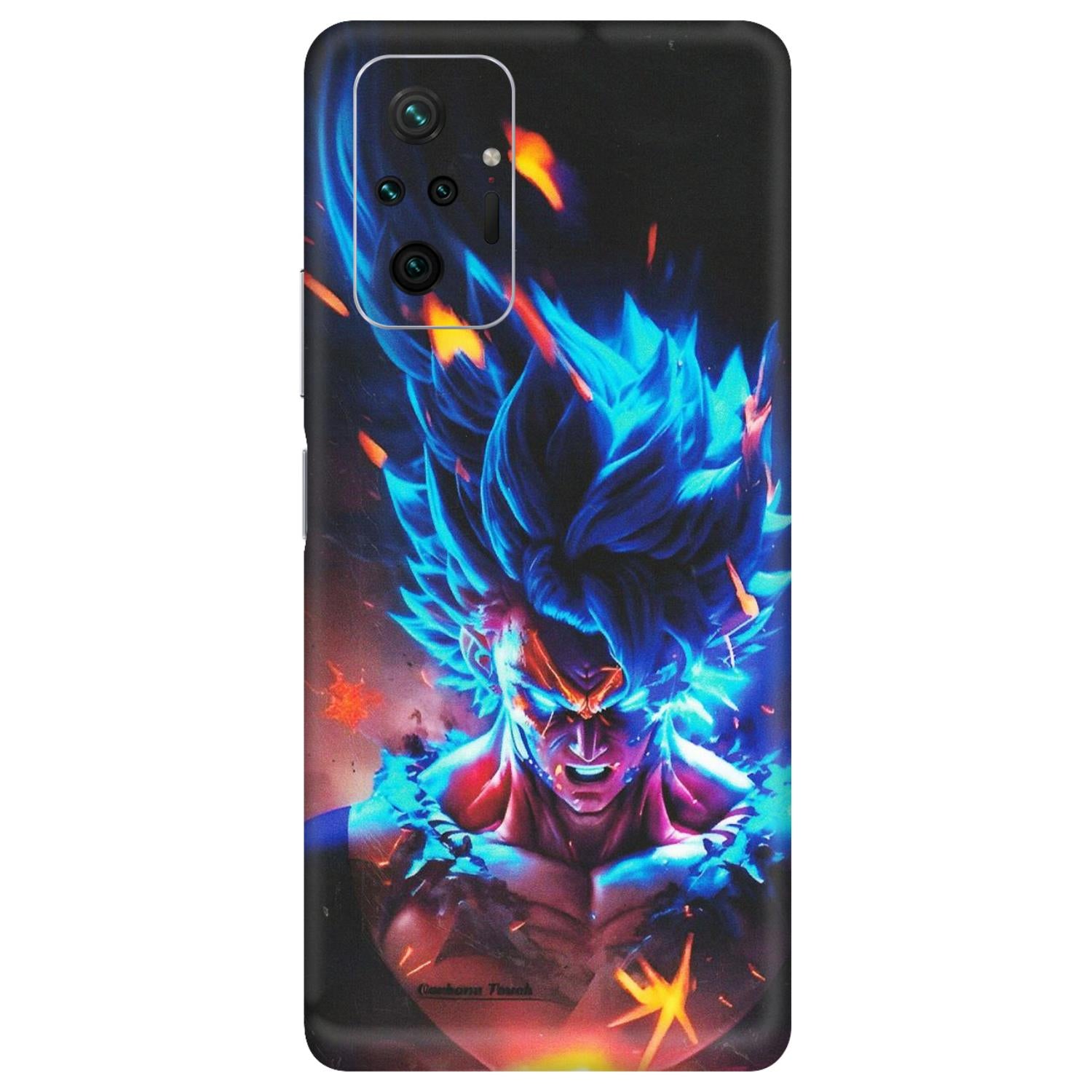 Xiaomi Redmi Phone Skins (All Models) - Angry Goku Dragon Ball Anime - Matte Finish (M-150) Redmi Note 10 Pro