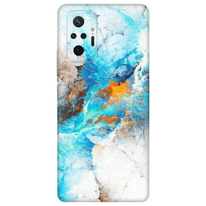 Xiaomi Redmi Phone Skins (All Models) - Blue Waves Abstract - Matte Finish (M-19) Redmi Note 10 Pro