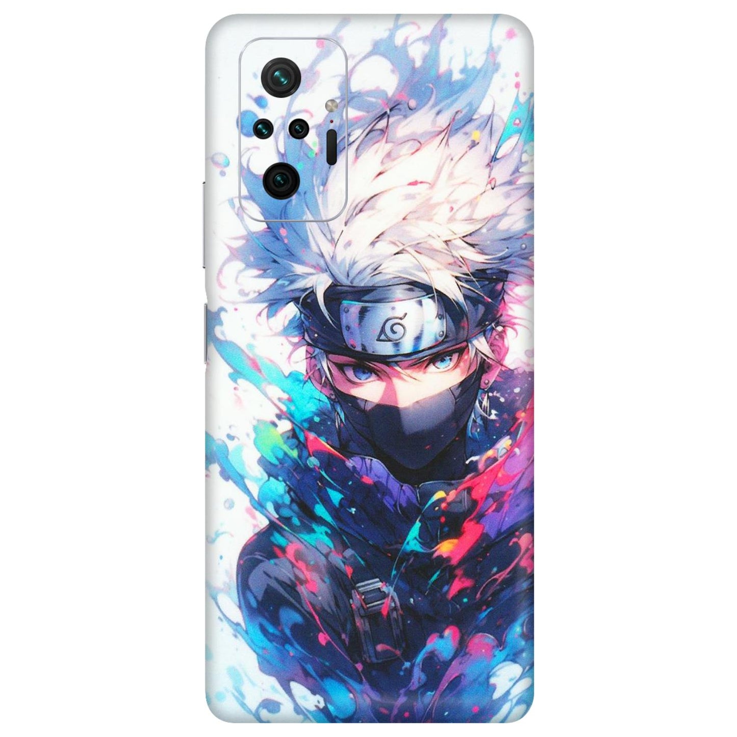 Xiaomi Redmi Phone Skins (All Models) - Naruto Face Mask - Matte Finish (M-03) Redmi Note 10 Pro