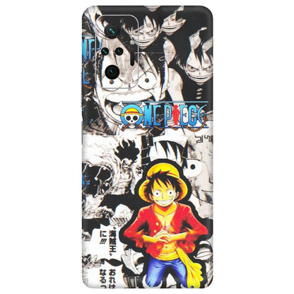 Xiaomi Redmi Phone Skins (All Models) - One Piece B&W - Matte Finish (M-63) Redmi Note 10 Pro