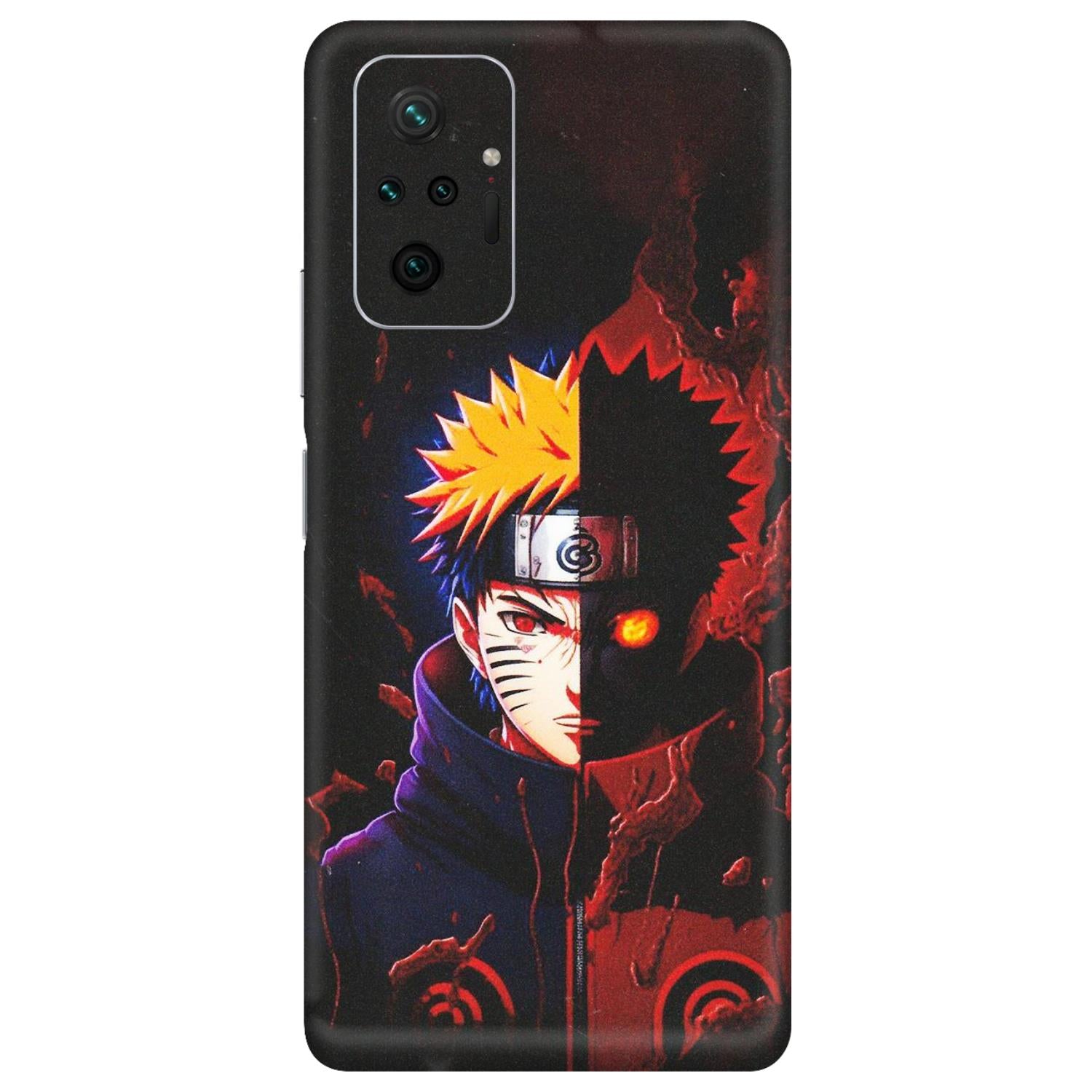 Xiaomi Redmi Phone Skins (All Models) - Naruto X Evil - Matte Finish (M-70) Redmi Note 10 Pro