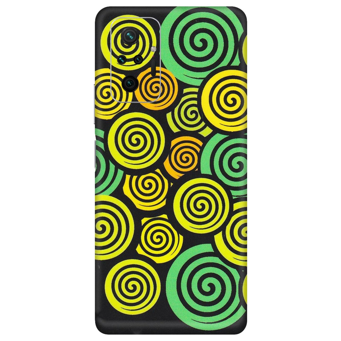 Xiaomi Redmi Phone Skins (All Models) - Crazy Spiral - Matte Finish (M-91) Redmi Note 10 Pro