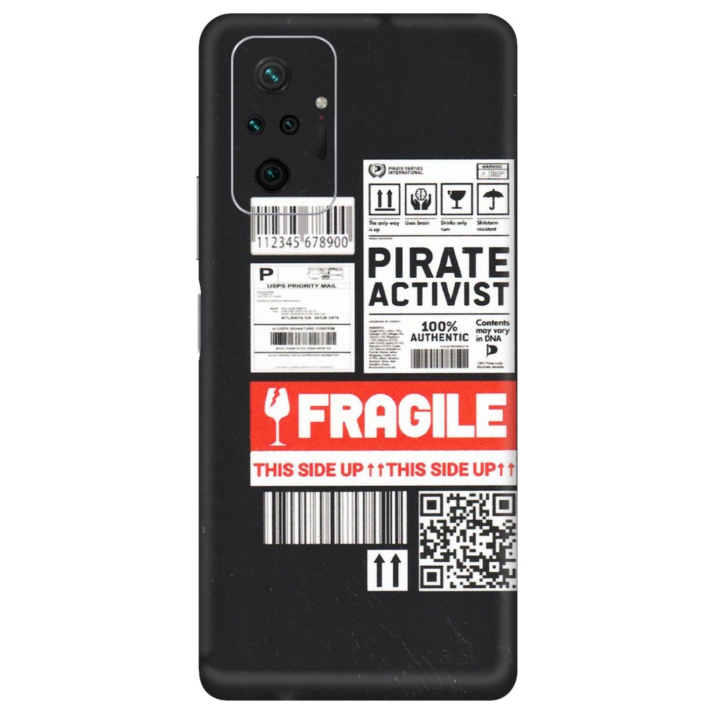 Xiaomi Redmi Phone Skins (All Models) - Handle With Care - Matte Finish (M-99) Redmi Note 10 Pro